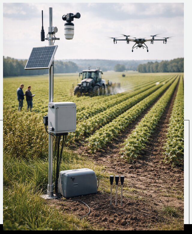 Разработка IoT мониторинга полей в Чебаркуле от 9126 р. | АвикейЧбр